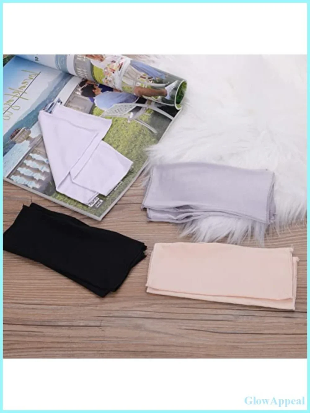 4 Pairs Sunblock Fingerless Gloves for Women UV Protection Driving Cycling